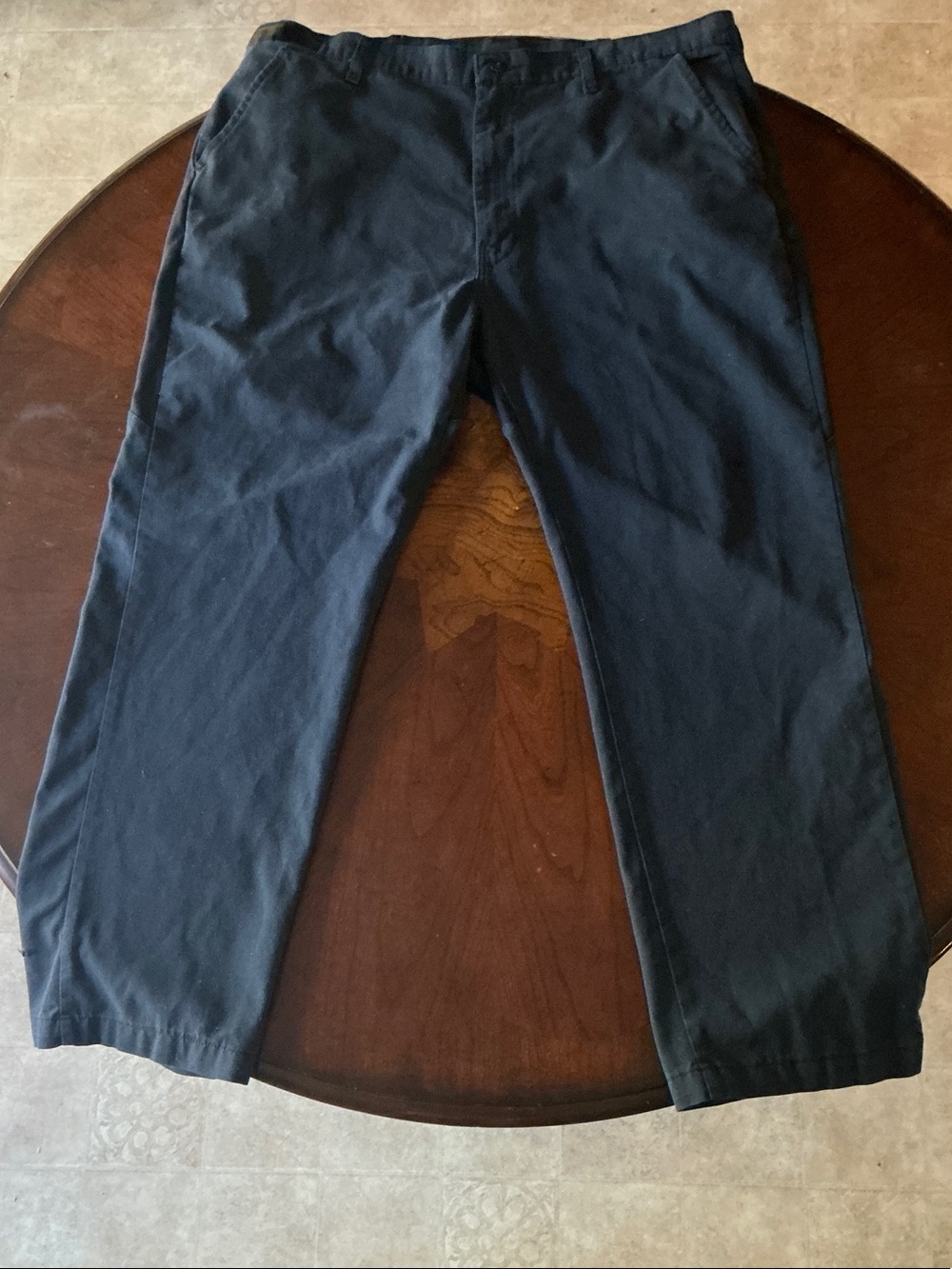 Navy Straight Pants